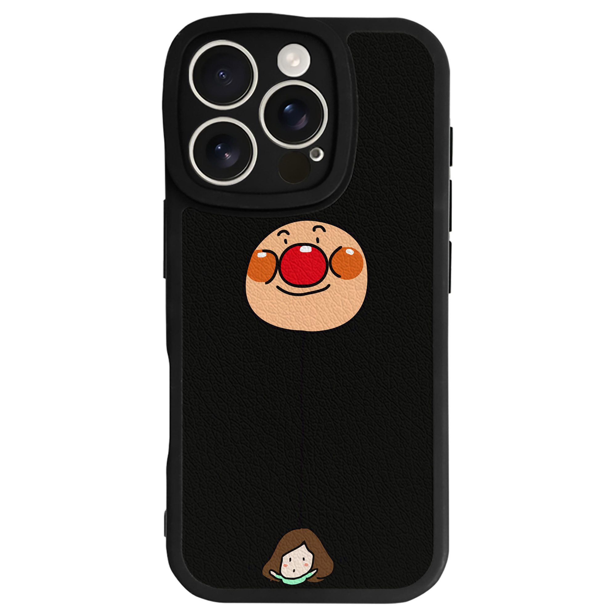 （画像用） アンパンマン Anpanman 【iPhone 16シリーズ対応】シリコンスマホケース（レザー調） 材質：シリコン